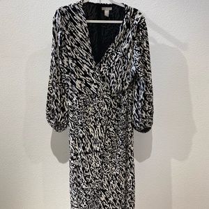 H&M Pleated Wrap-front Dress